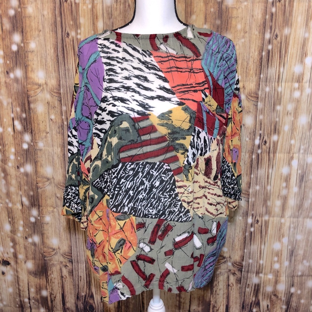 VINTAGE Giallo Napol over sized shirt